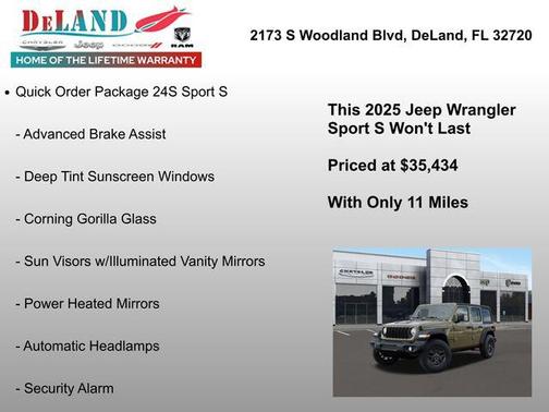 2025 Jeep Wrangler Sport S