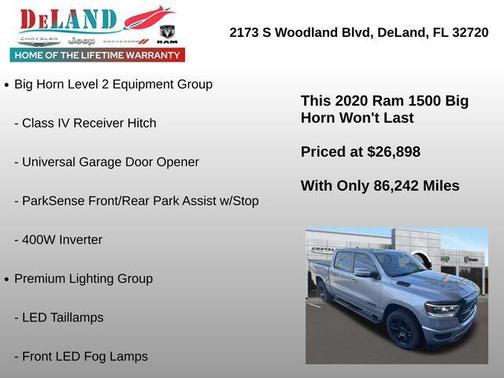 2020 RAM 1500 Big Horn/Lone Star