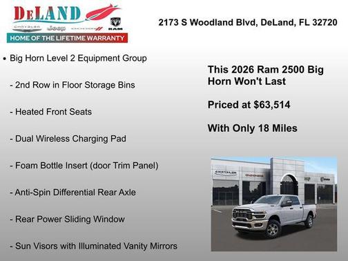 2026 RAM 2500 Big Horn