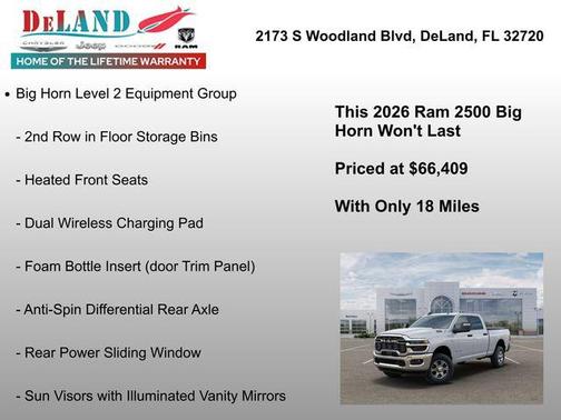 2026 RAM 2500 Big Horn