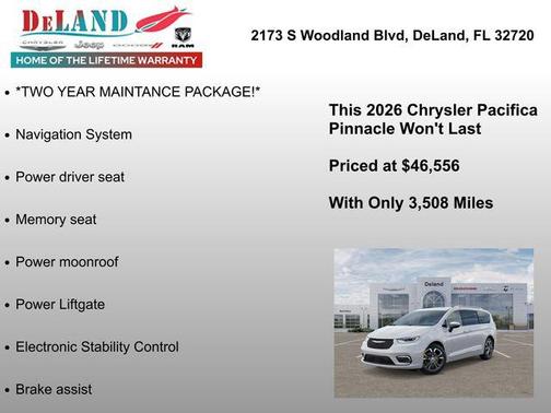 Bright White Clearcoat 2026 Chrysler Pacifica L