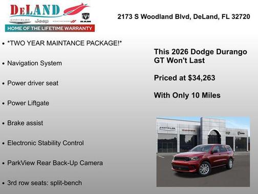2026 Dodge Durango GT