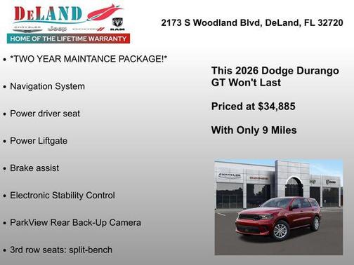 2026 Dodge Durango GT