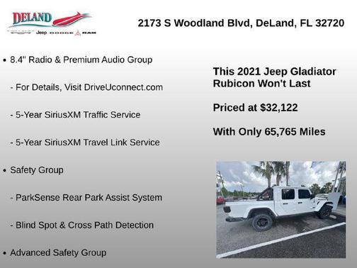 Bright White Clearcoat 2021 Jeep Gladiator Rubicon