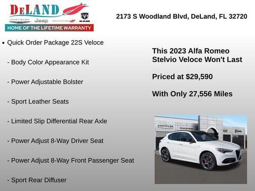 2023 Alfa Romeo Stelvio Veloce AWD