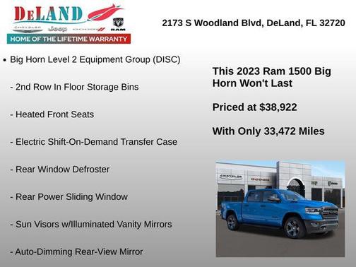 2023 RAM 1500 Big Horn/Lone Star