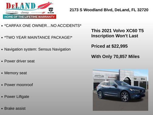 2021 Volvo XC60 T5 Inscription