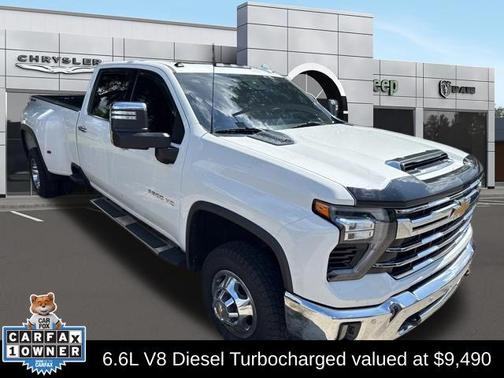 Summit White 2024 Chevrolet Silverado 3500 LTZ