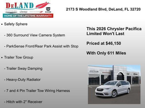 2026 Chrysler Pacifica Limited