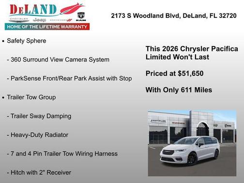 2026 Chrysler Pacifica Limited