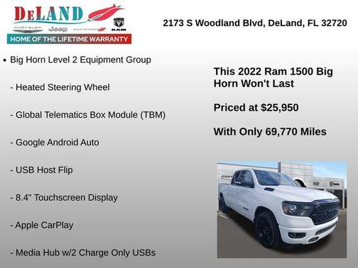 2022 RAM 1500 Big Horn/Lone Star