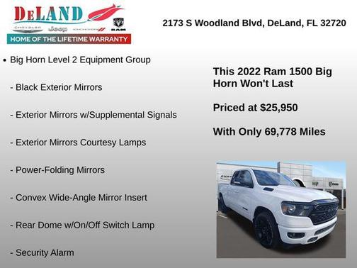 2022 RAM 1500 Big Horn/Lone Star