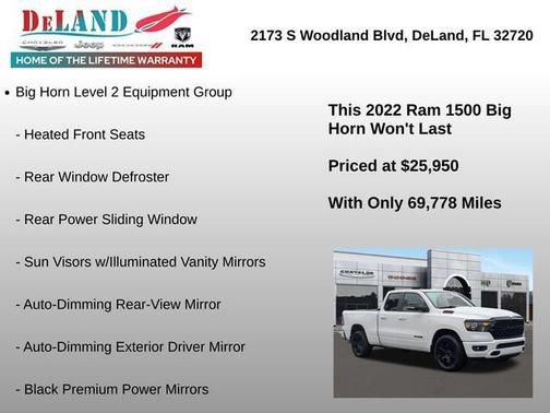 2022 RAM 1500 Big Horn/Lone Star