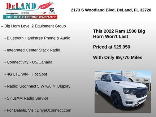 2022 RAM 1500 Big Horn/Lone Star