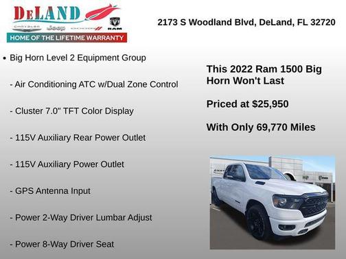 2022 RAM 1500 Big Horn/Lone Star