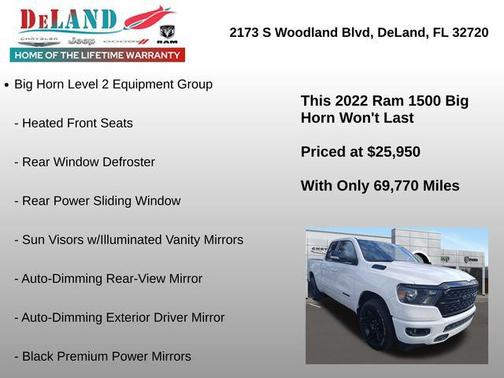 2022 RAM 1500 Big Horn/Lone Star