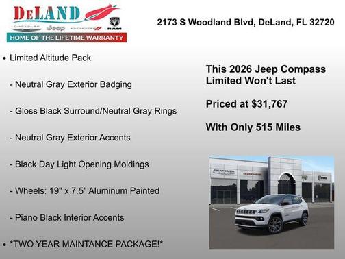 2026 Jeep Compass Limited