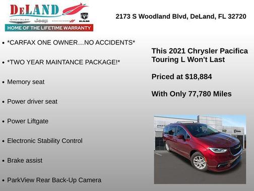 2021 Chrysler Pacifica Touring L