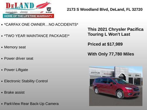 2021 Chrysler Pacifica Touring L