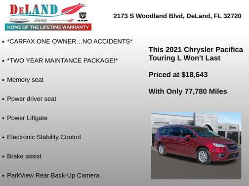 2021 Chrysler Pacifica Touring L