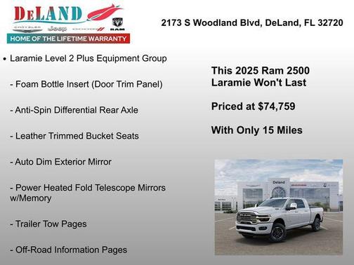 2025 RAM 2500 Laramie Crew Cab 4x4 6'4' Box