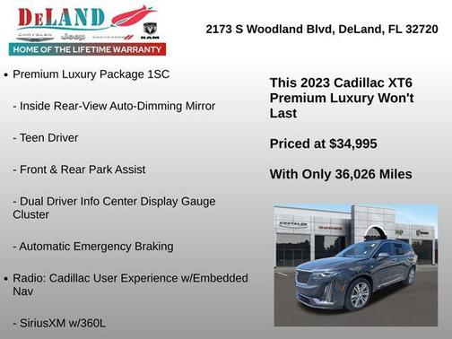 2023 Cadillac XT6 Premium Luxury FWD