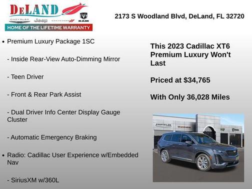 2023 Cadillac XT6 Premium Luxury FWD