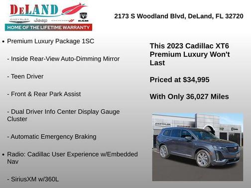 2023 Cadillac XT6 Premium Luxury FWD