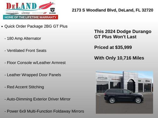 Red Oxide 2024 Dodge Durango GT Plus