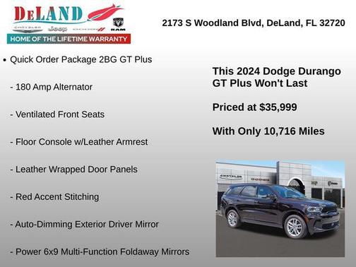Red Oxide 2024 Dodge Durango GT Plus