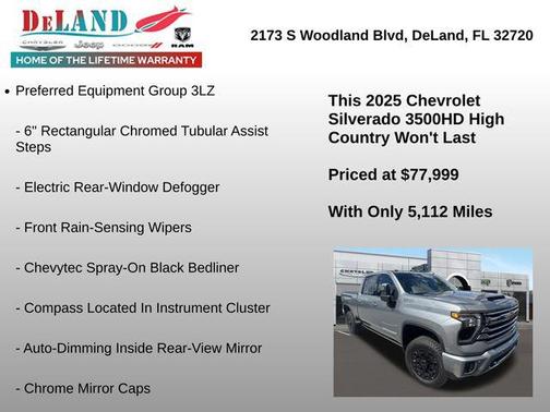 2025 Chevrolet Silverado 3500 High Country