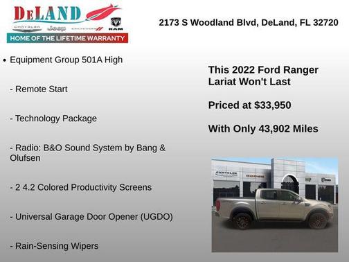 2022 Ford Ranger LARIAT