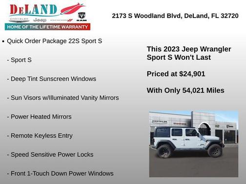 2023 Jeep Wrangler Sport S