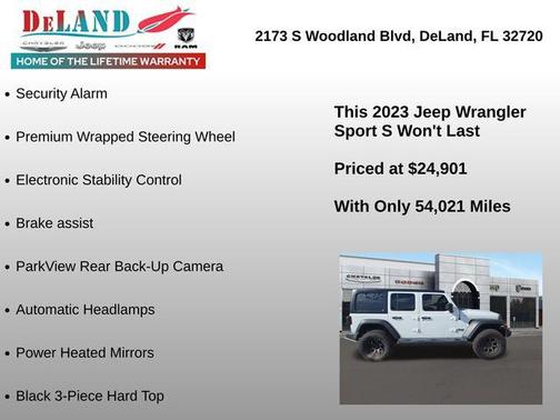 2023 Jeep Wrangler Sport S