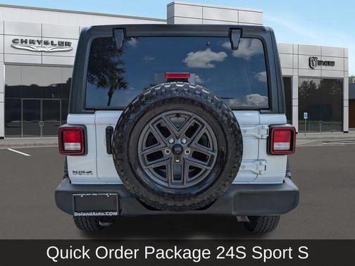 Bright White Clearcoat 2024 Jeep Wrangler Sport S