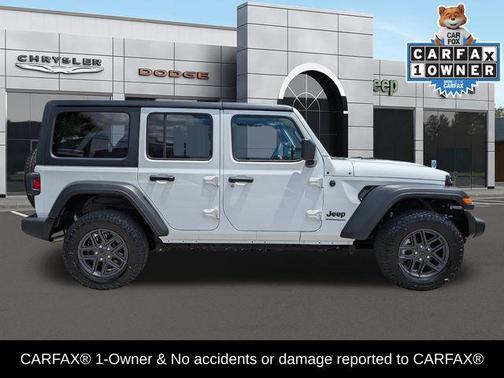 Bright White Clearcoat 2024 Jeep Wrangler Sport S