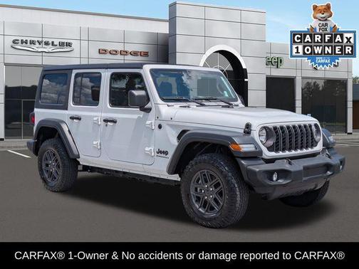 Bright White Clearcoat 2024 Jeep Wrangler Sport S