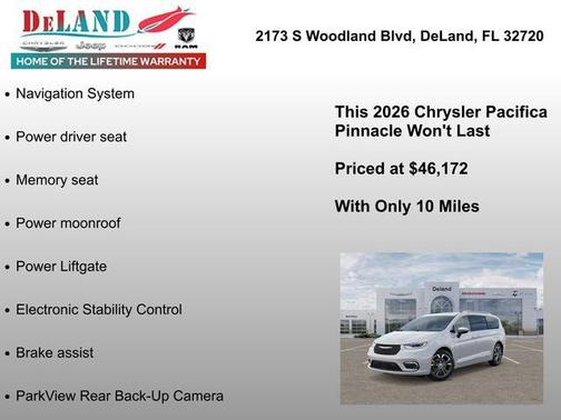 Bright White Clearcoat 2026 Chrysler Pacifica L