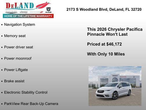 Bright White Clearcoat 2026 Chrysler Pacifica L