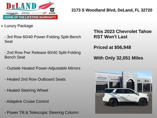 2023 Chevrolet Tahoe 4WD RST