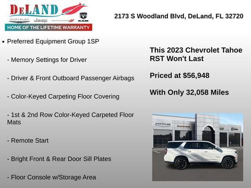 2023 Chevrolet Tahoe 4WD RST