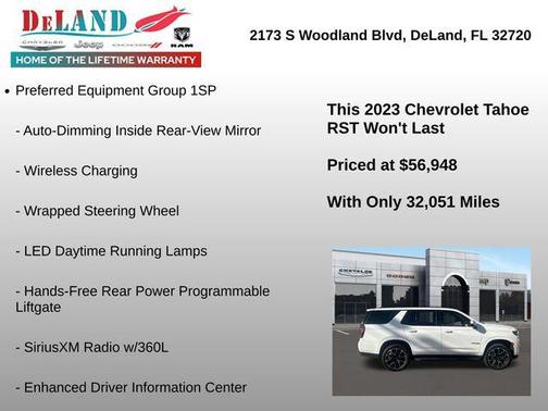 2023 Chevrolet Tahoe 4WD RST