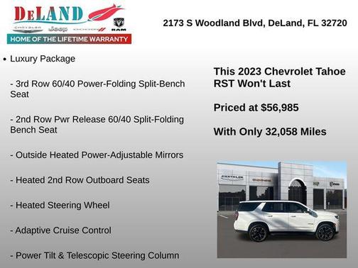 2023 Chevrolet Tahoe 4WD RST