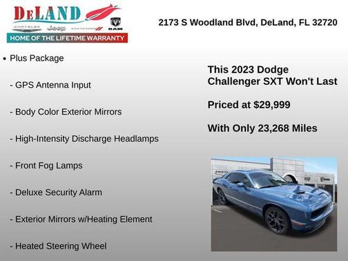 Frostbite 2023 Dodge Challenger SXT
