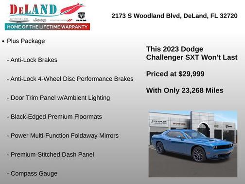 Frostbite 2023 Dodge Challenger SXT