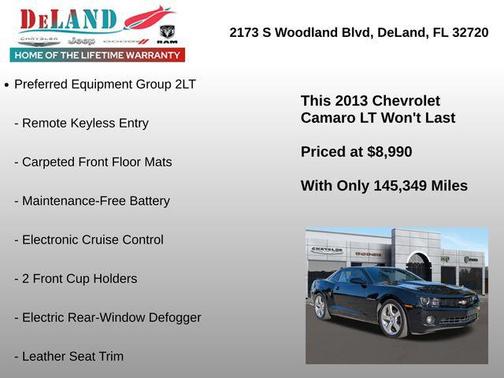 2013 Chevrolet Camaro 2LT
