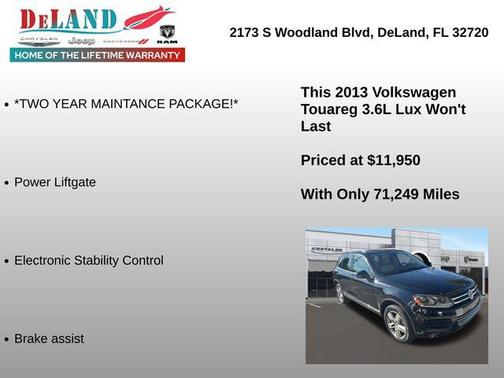 2013 Volkswagen Touareg VR6 Lux