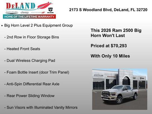 2026 RAM 2500 Big Horn