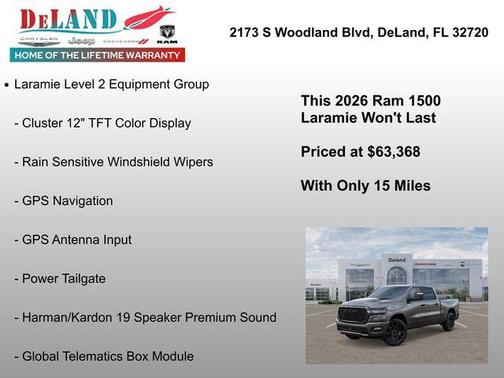 2026 RAM 1500 Laramie