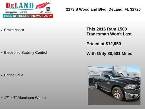2016 RAM 1500 Tradesman